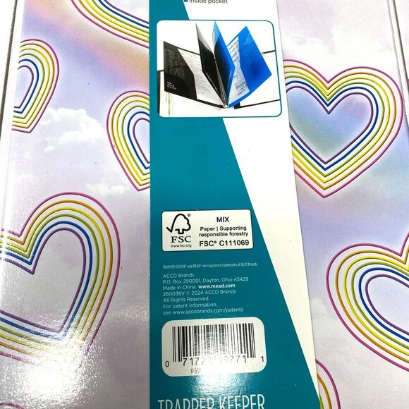 Mead The Original Trapper Keeper 1" Ring Binder Happy Back To School Binder - Picture 6 of 11